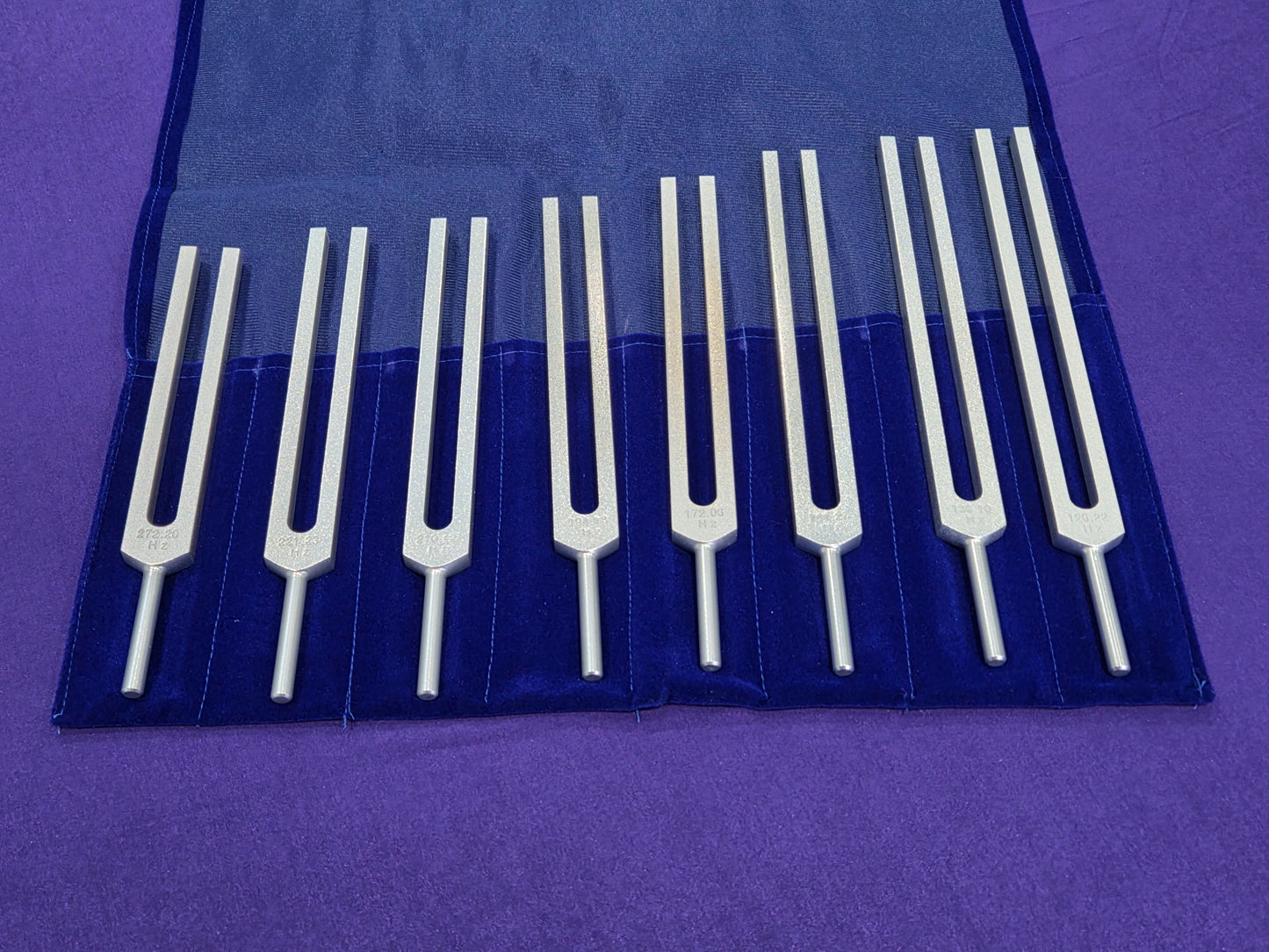 8 Chakra Professional Tuning Fork Set (15% Xmas Discount)