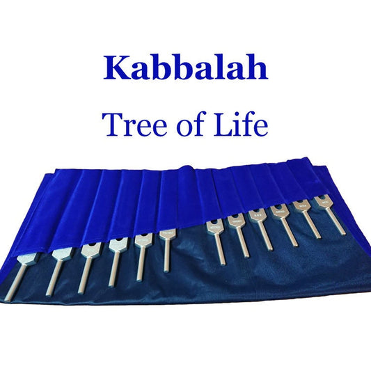 Kabbalah Tree of Life 12 Tuning Fork Set (15% Xmas Discount)