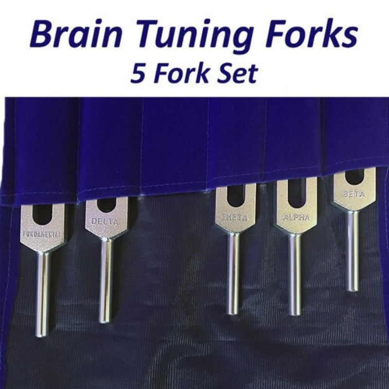 Brain Professional Tuning Fork Set (5 Forks) (15% Xmas Discount)
