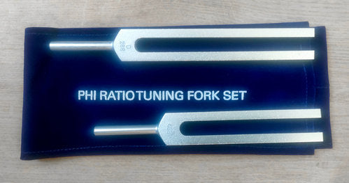 Phi Ratio Tuning Fork Set (288 And 468 Hz) (15% Xmas Discount)