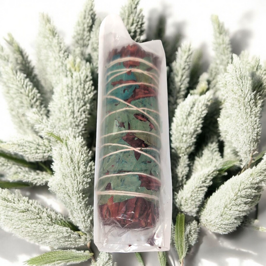 Dragon's Blood Floral Sage Smudge Sticks (10cm) (reduced)