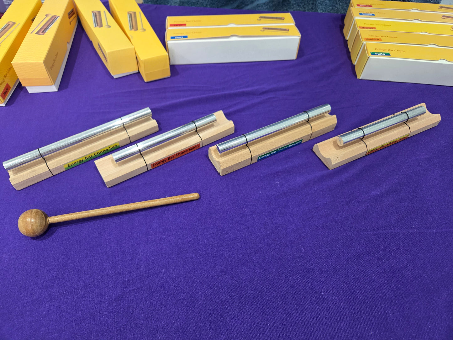 COMPLETE Planetary Energy Bar Chime Set (11 bars)