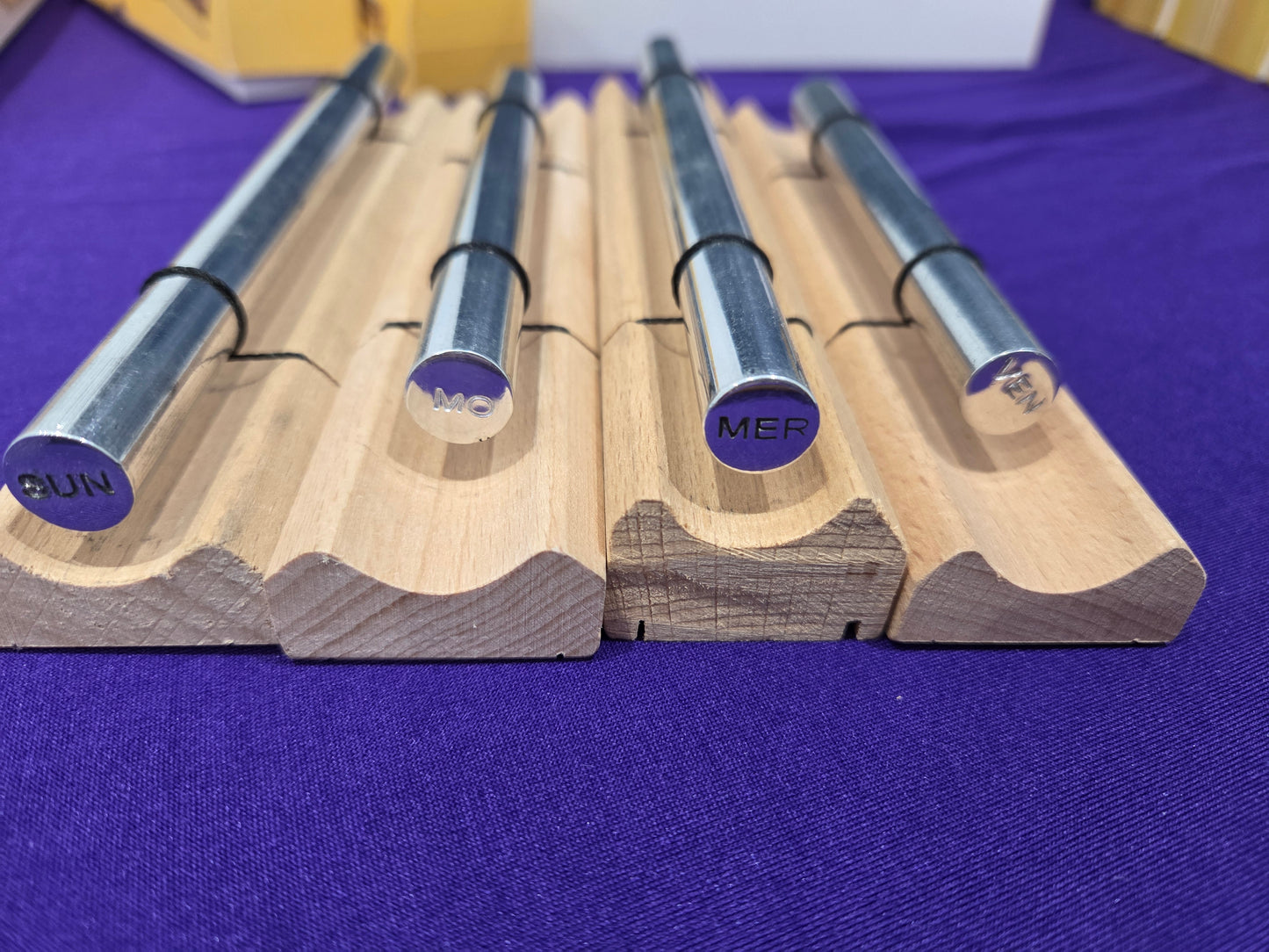 COMPLETE Planetary Energy Bar Chime Set (11 bars)