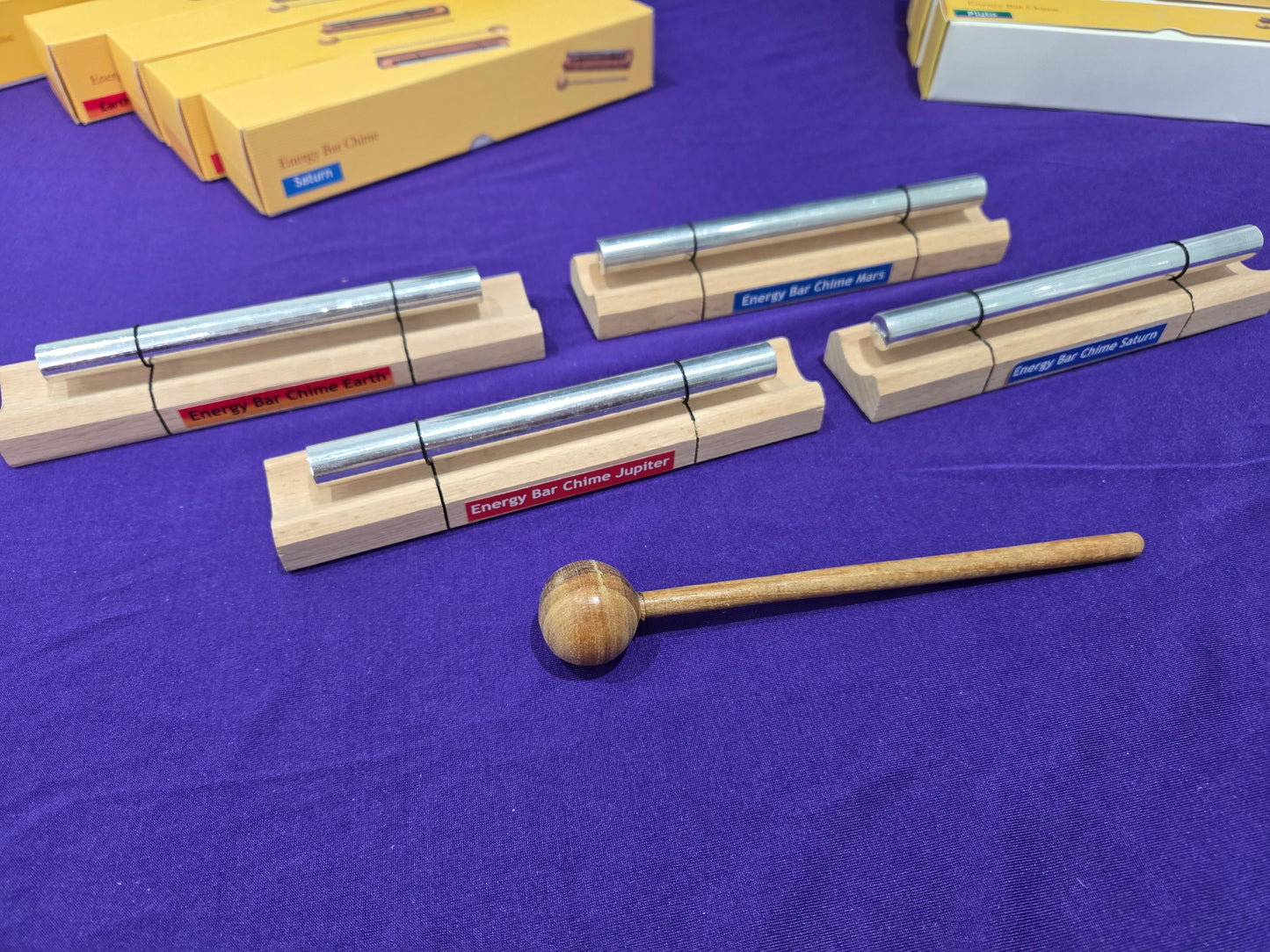 COMPLETE Planetary Energy Bar Chime Set (11 bars)