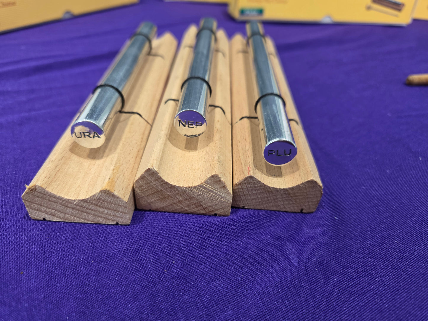 COMPLETE Planetary Energy Bar Chime Set (11 bars)