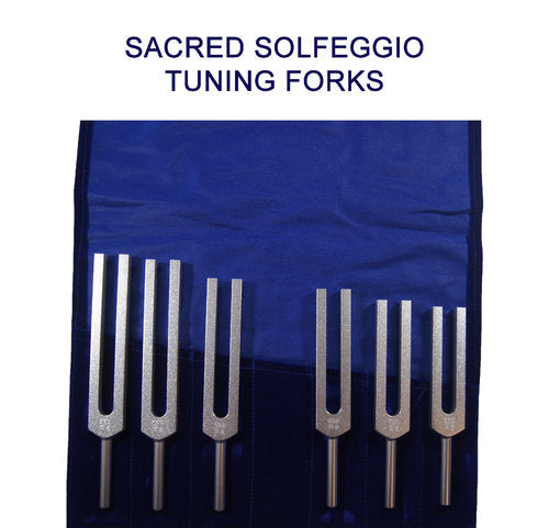 6 Sacred Solfeggio Tuning Fork Set