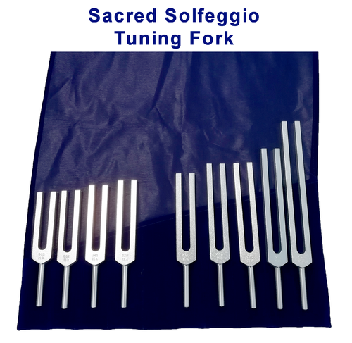 9 Sacred Solfeggio Tuning Fork Set