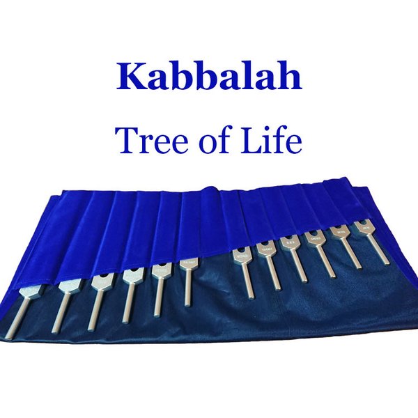 Kabbalah Tree of Life 12 Tuning Fork Set