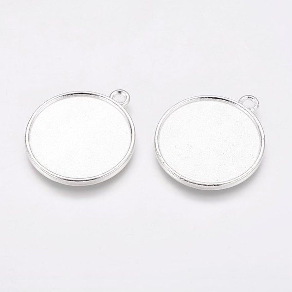 10 pcs Double Sided Pendant Setting (Hypoallergenic) 30mm