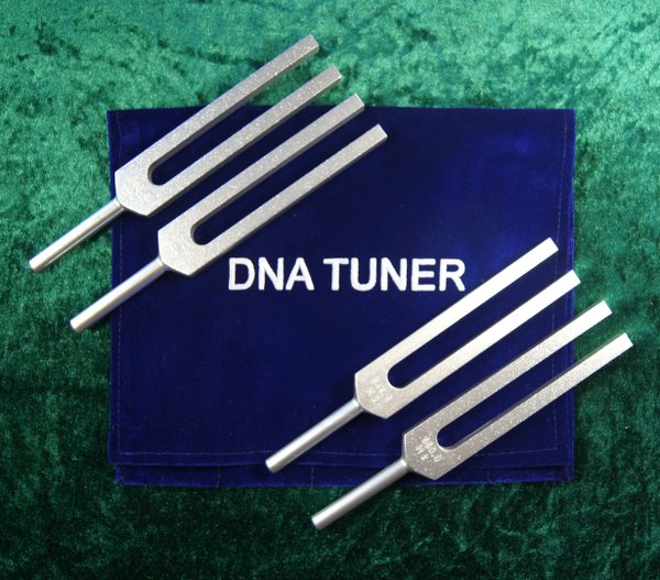 DNA Nucleotides Tuning Fork Set (537.8hz - 550hz)
